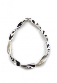 Chilli 17 Silver Repeat Link Necklace -9